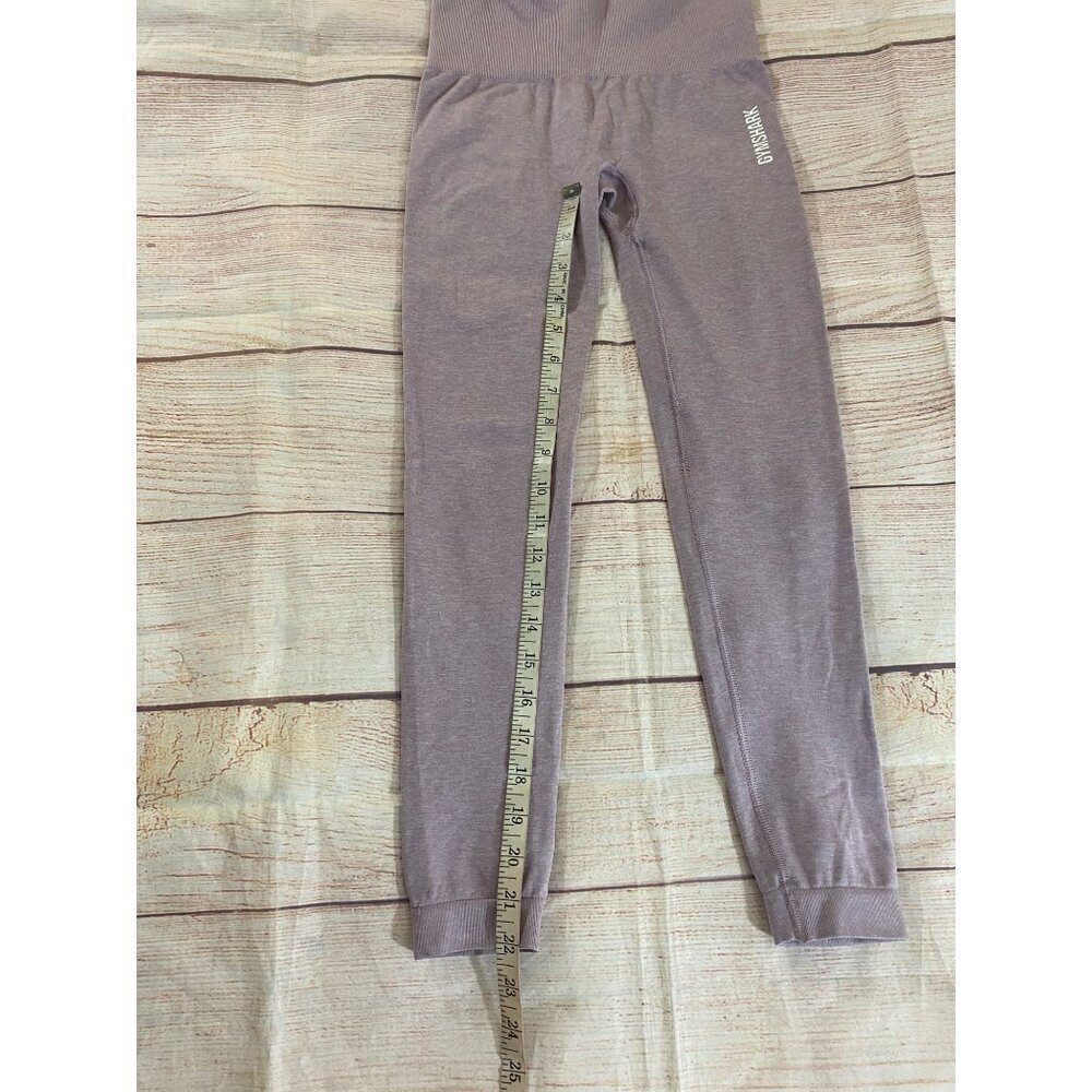 GymShark Women's Heather Lavender Seemless Leggings - XS - Picture 6 of 14